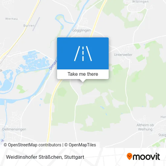 Карта Weidlinshofer Sträßchen
