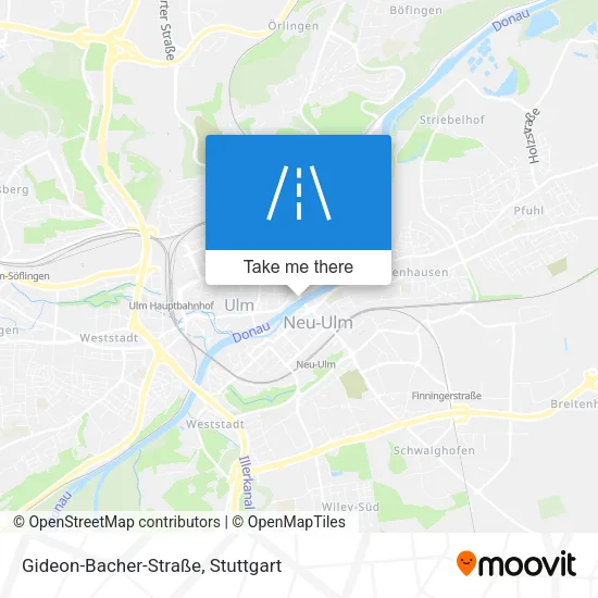 Карта Gideon-Bacher-Straße