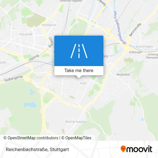 Карта Reichenbachstraße
