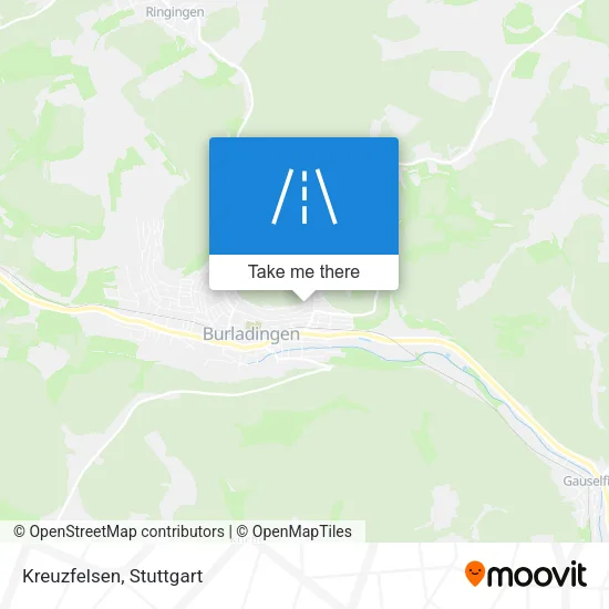 Kreuzfelsen map