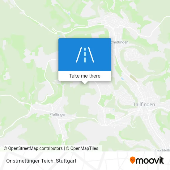 Карта Onstmettinger Teich