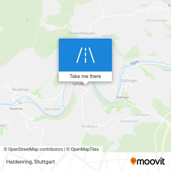 Карта Haldenring