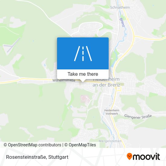 Rosensteinstraße map