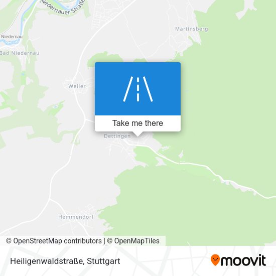 Heiligenwaldstraße map