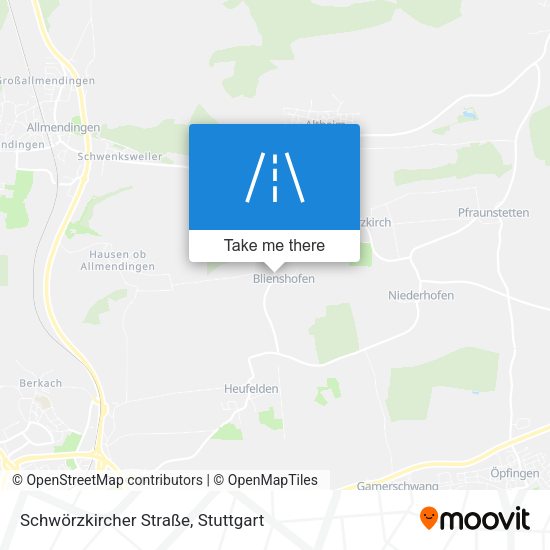 Schwörzkircher Straße map