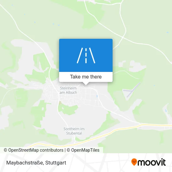 Карта Maybachstraße