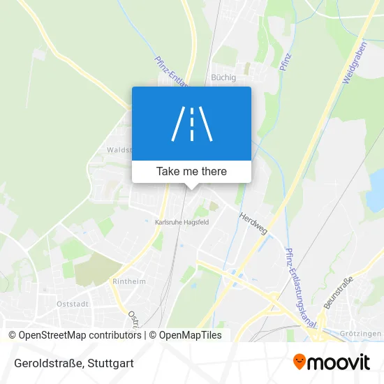Карта Geroldstraße