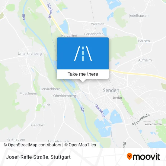 Карта Josef-Refle-Straße