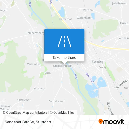 Карта Sendener Straße