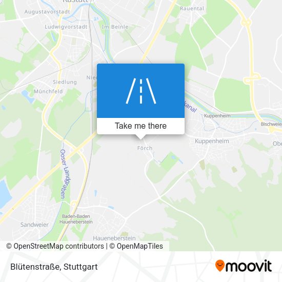 Blütenstraße map