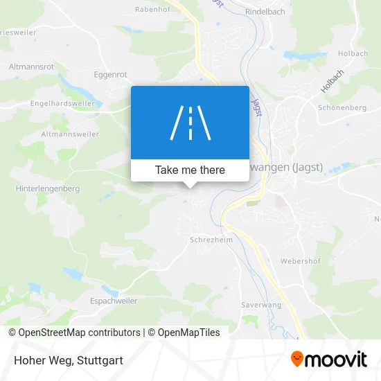 Карта Hoher Weg