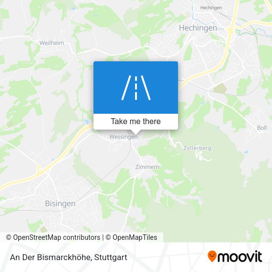An Der Bismarckhöhe map