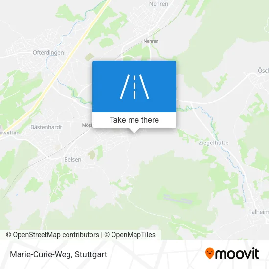 Marie-Curie-Weg map