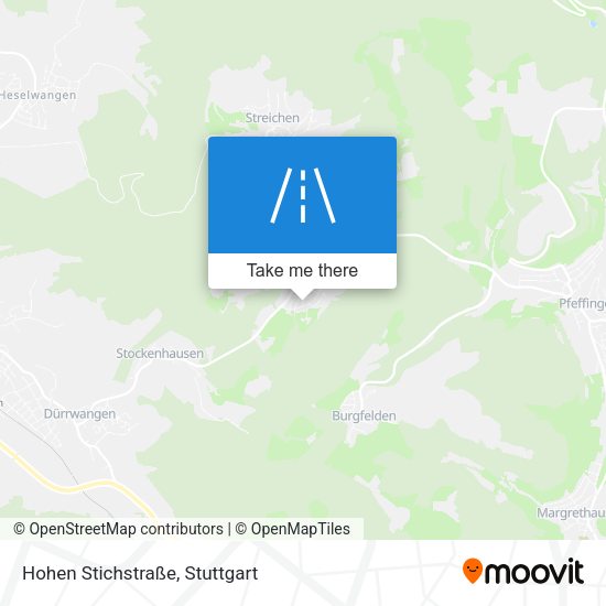 Hohen Stichstraße map