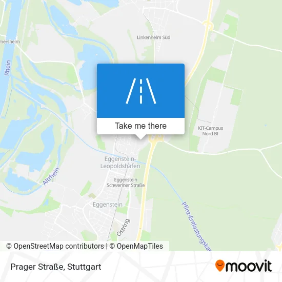 Карта Prager Straße