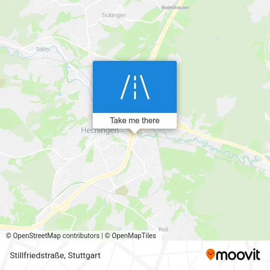 Карта Stillfriedstraße