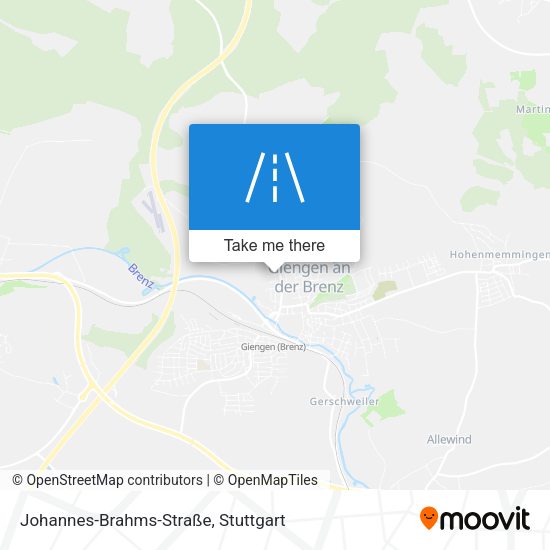 Johannes-Brahms-Straße map