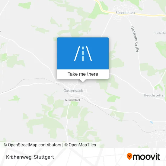 Карта Krähenweg