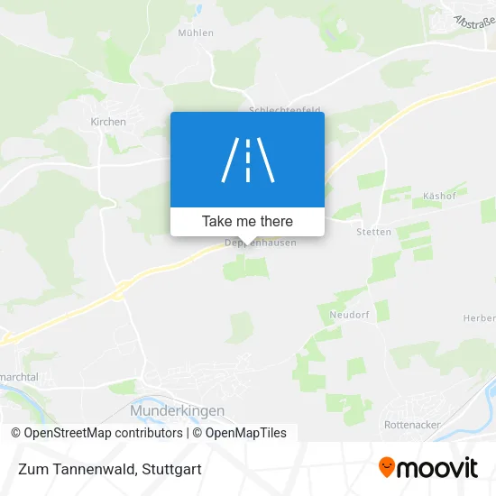 Карта Zum Tannenwald