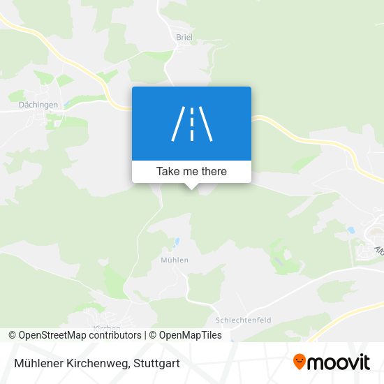 Mühlener Kirchenweg map