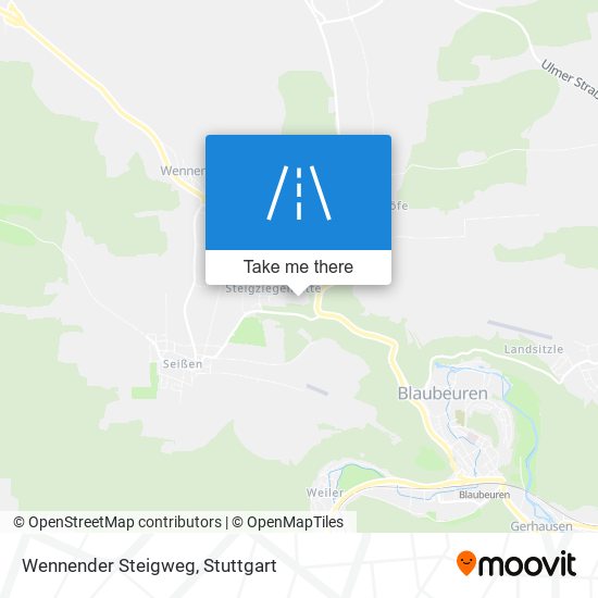 Карта Wennender Steigweg
