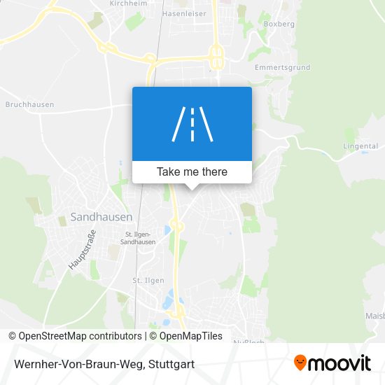 Wernher-Von-Braun-Weg map