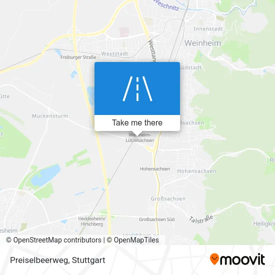 Карта Preiselbeerweg