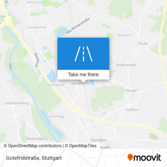 Gotefridstraße map