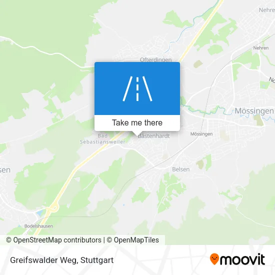 Карта Greifswalder Weg
