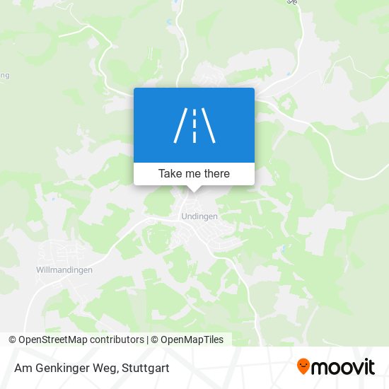 Карта Am Genkinger Weg