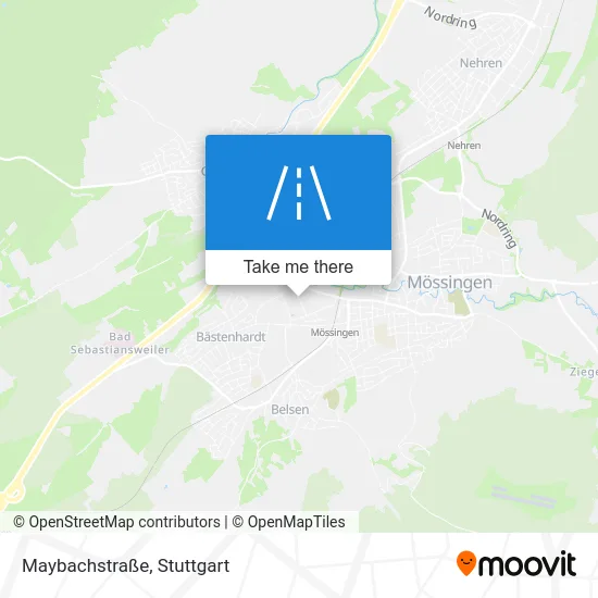 Карта Maybachstraße