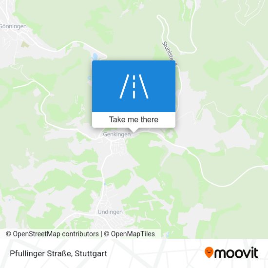 Pfullinger Straße map