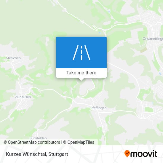 Kurzes Wünschtal map