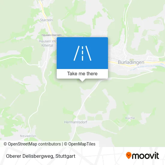 Карта Oberer Delisbergweg