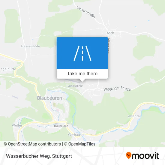 Карта Wasserbucher Weg