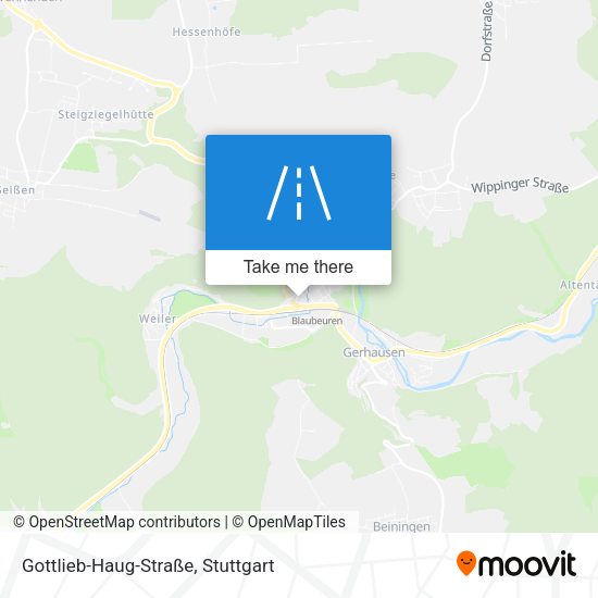 Gottlieb-Haug-Straße map