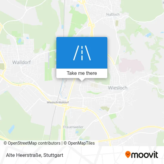 Карта Alte Heerstraße