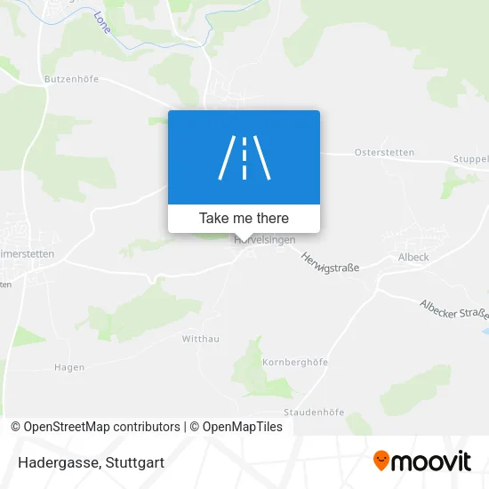 Hadergasse map
