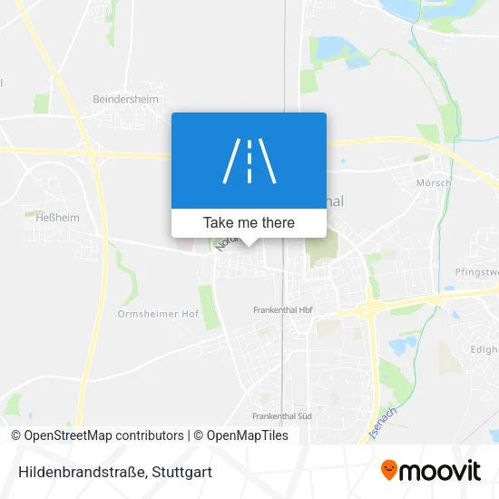 Карта Hildenbrandstraße