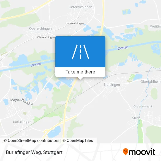 Burlafinger Weg map