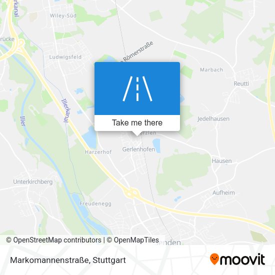 Markomannenstraße map