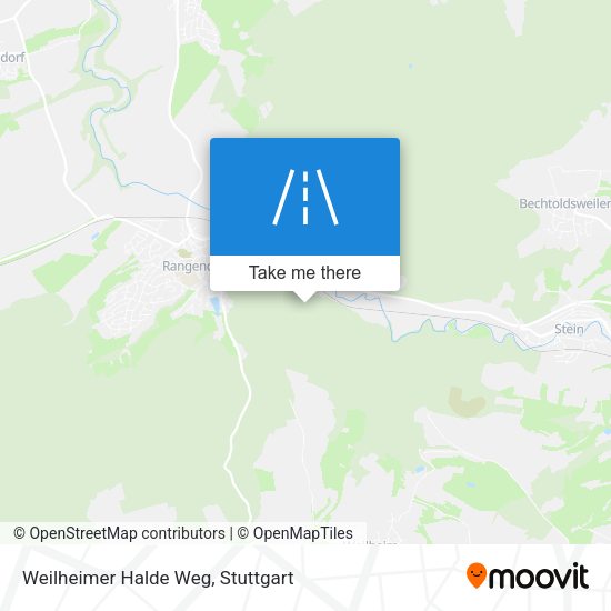 Карта Weilheimer Halde Weg