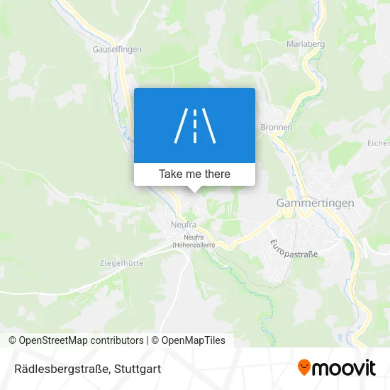 Карта Rädlesbergstraße