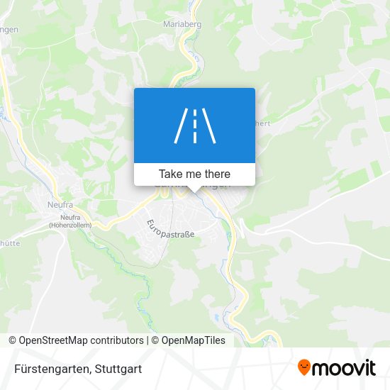 Fürstengarten map