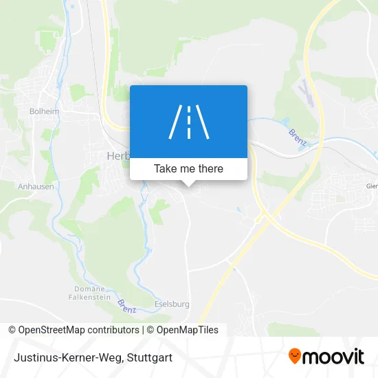 Карта Justinus-Kerner-Weg