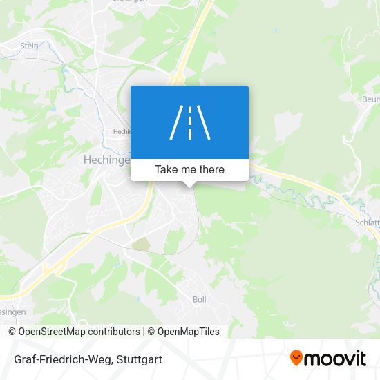 Graf-Friedrich-Weg map