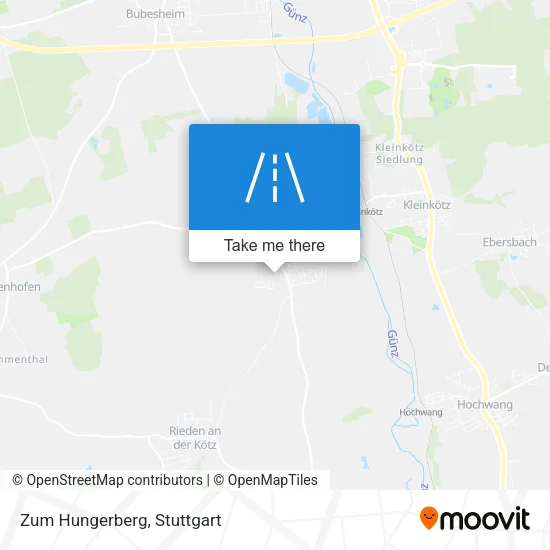 Карта Zum Hungerberg