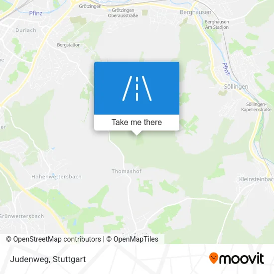 Карта Judenweg