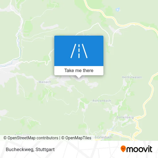 Bucheckweg map