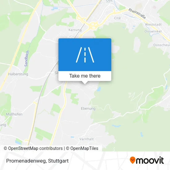 Promenadenweg map